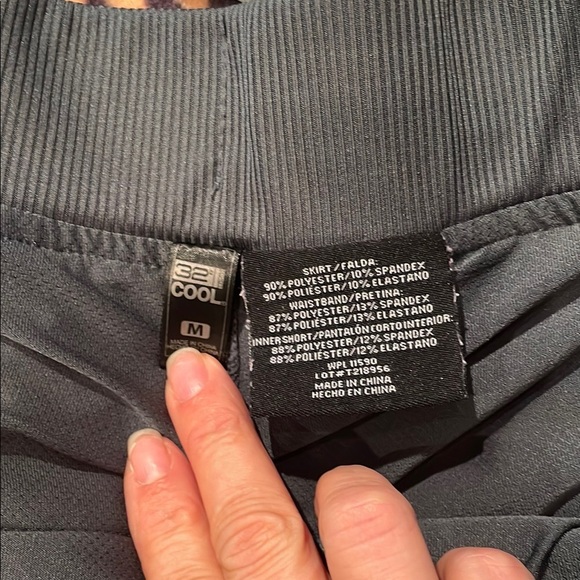 Gray Women's Skort by 32 Degrees Sz Med - Picture 4 of 4